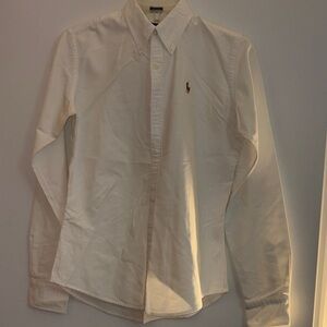 Ralph Lauren White Button Down Shirt